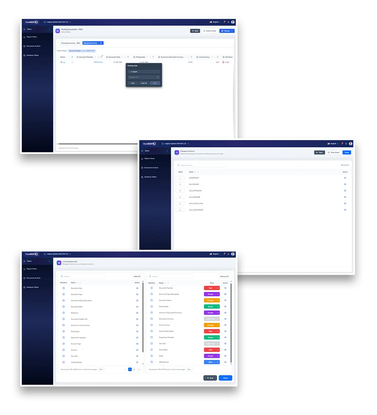 Interface de ViewBox présentée lors d’une démonstration en direct